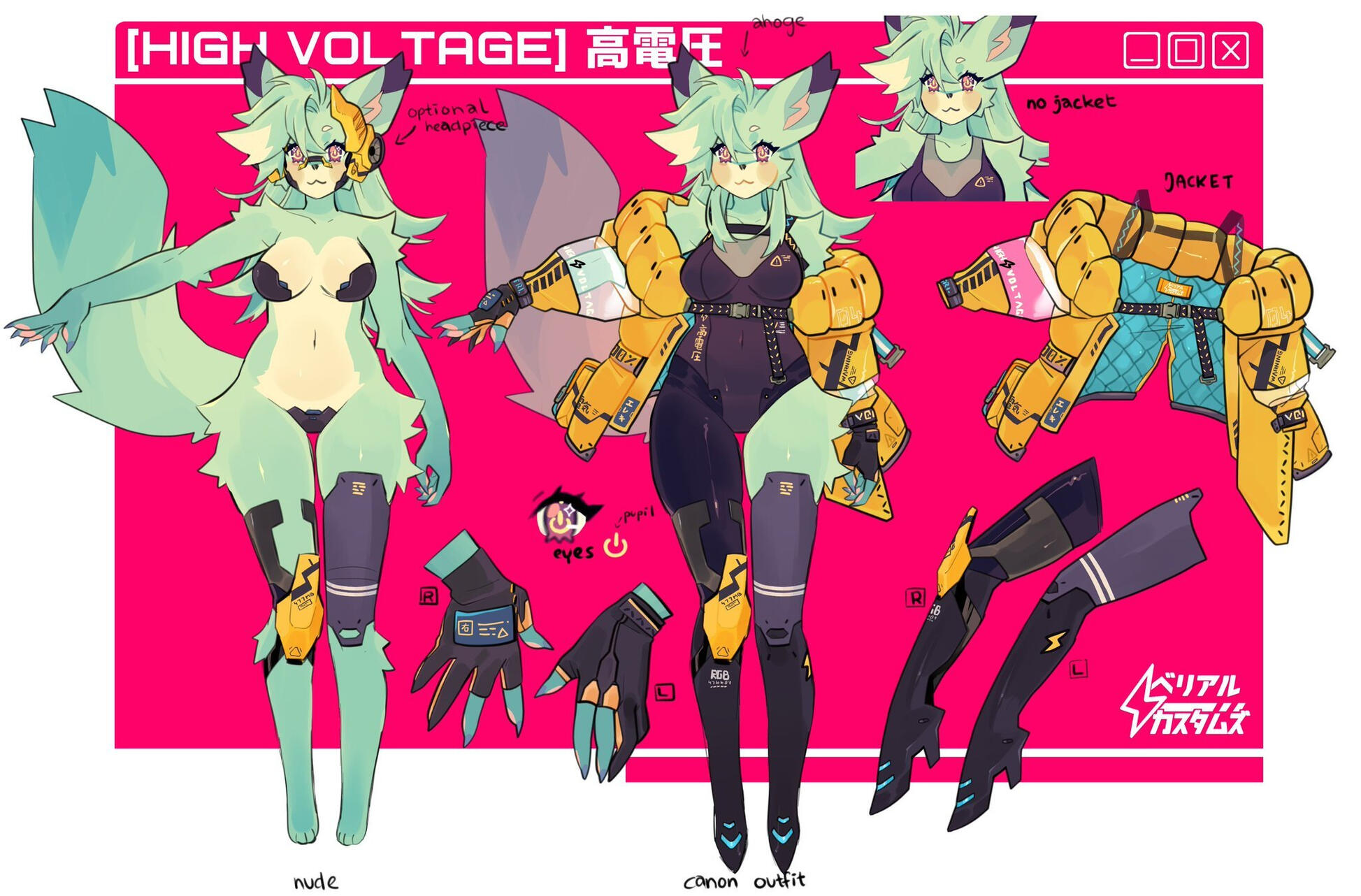 mascot character sheet