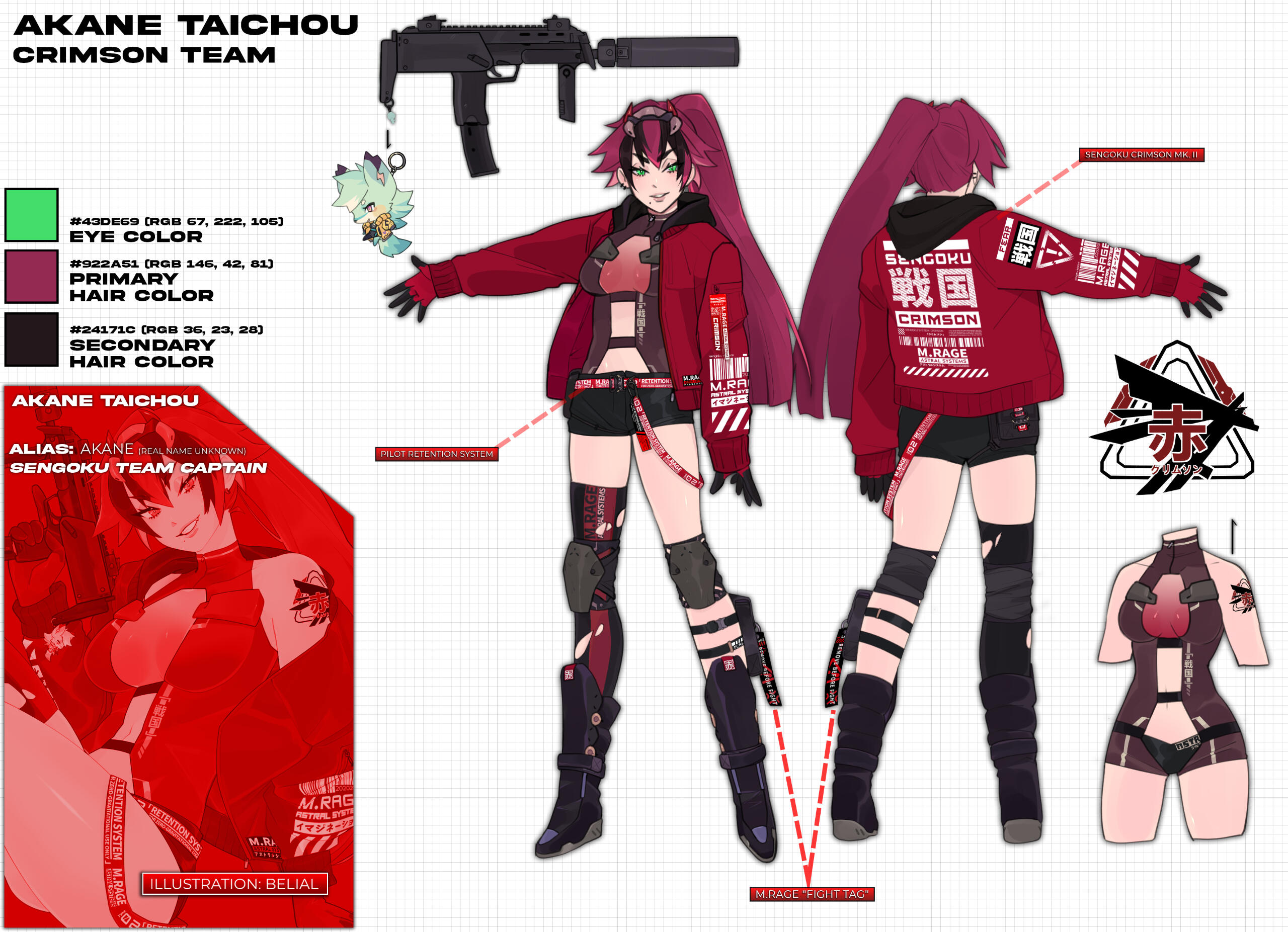 Brand Mascot Design commissioned by M.Rage (Akane Taichou)