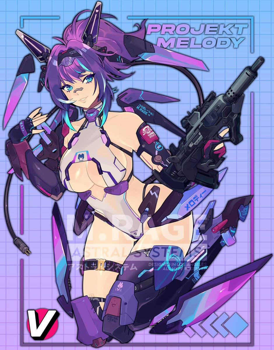 VSHOJO x M.RAGE (PROJEKT MELODY WINDBREAKER DESIGN)